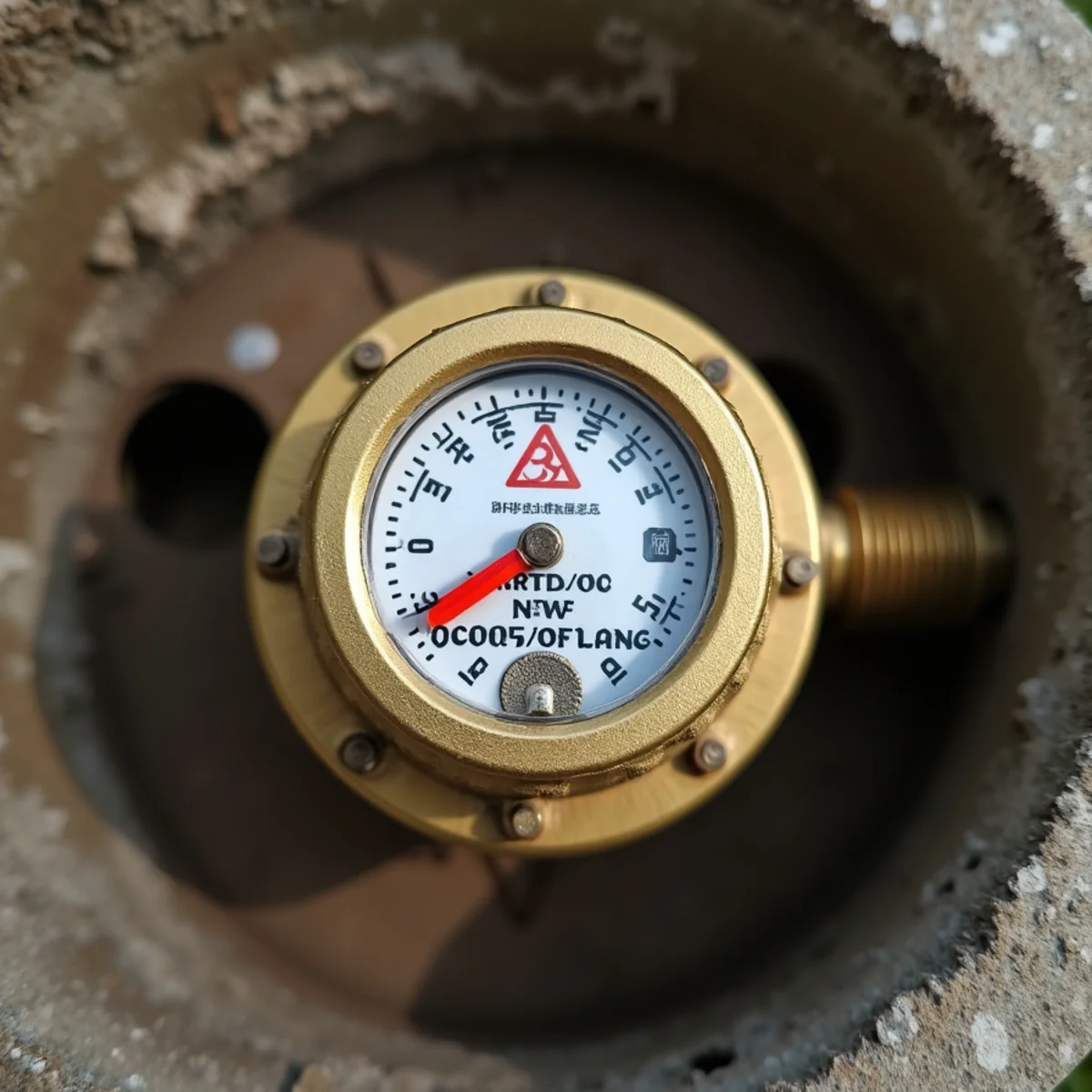 Water meter dial moving with all house fixtures shut off